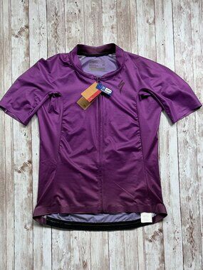 Specialized SL R Cycling Jersey sz Large Race Fit Road Slim Fit UPF30 Castberry
